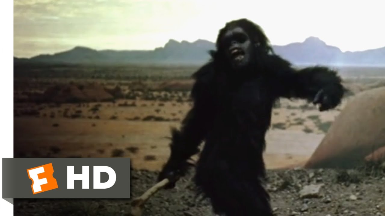 Video for the film 2001: A Space Odyssey — From Bone to Satellite Scene
