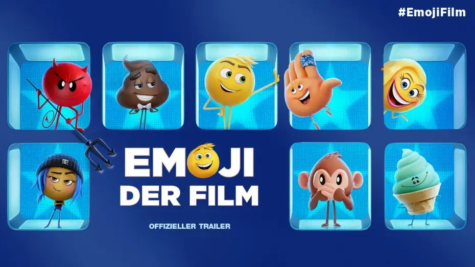 Video for the film The Emoji Movie — EMOJI - DER FILM - Internationaler Trailer 2 - Ab 3.8.2017 im Kino!