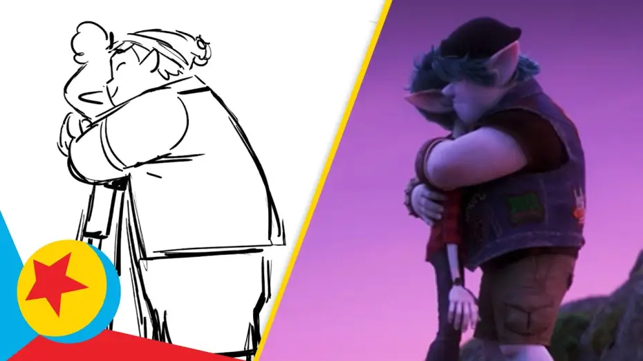Video for the film Onward — Barley and Dad Reunite from Onward | Pixar Side by Side