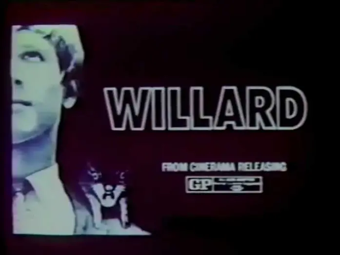 Video for the film Willard — Willard 1971 TV trailer