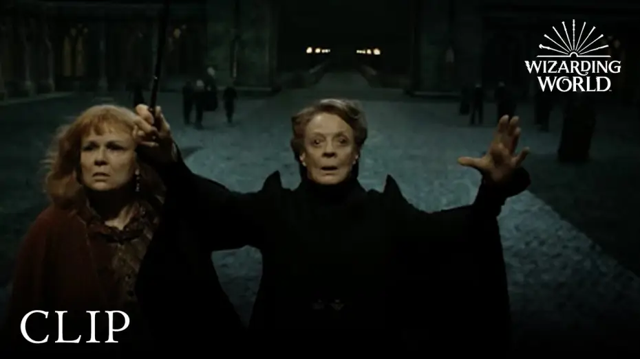 Video for the film Harry Potter and the Deathly Hallows: Part 2 — Professor McGonagall Protects Hogwarts