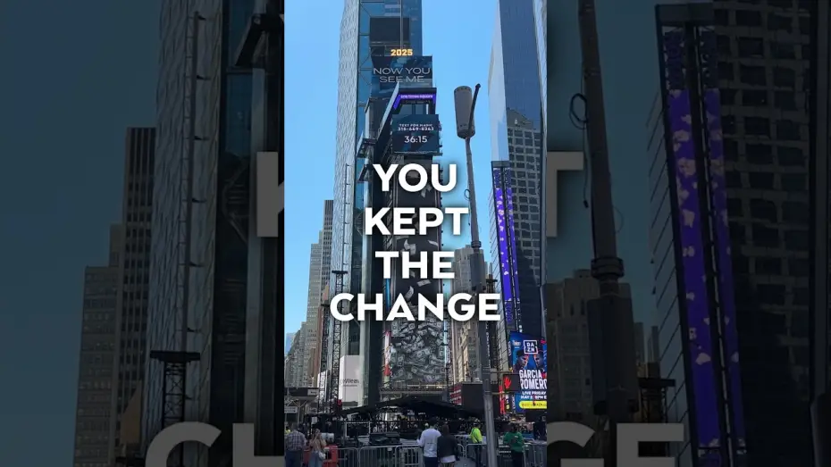 Video for the film Now You See Me 3 — We stole the show. You kept the change.
