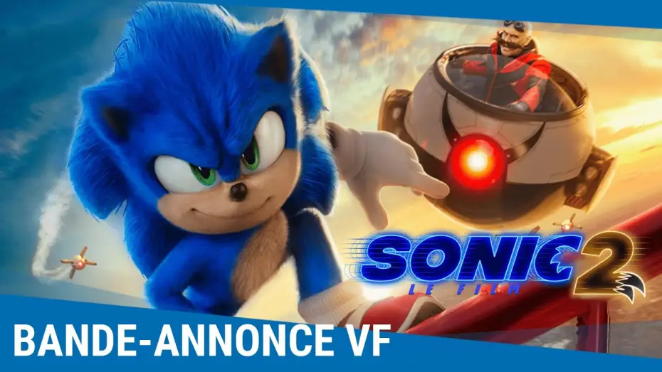 Video for the film Sonic the Hedgehog 2 — SONIC 2 - Bande-annonce VF [En 2022 au cinéma]
