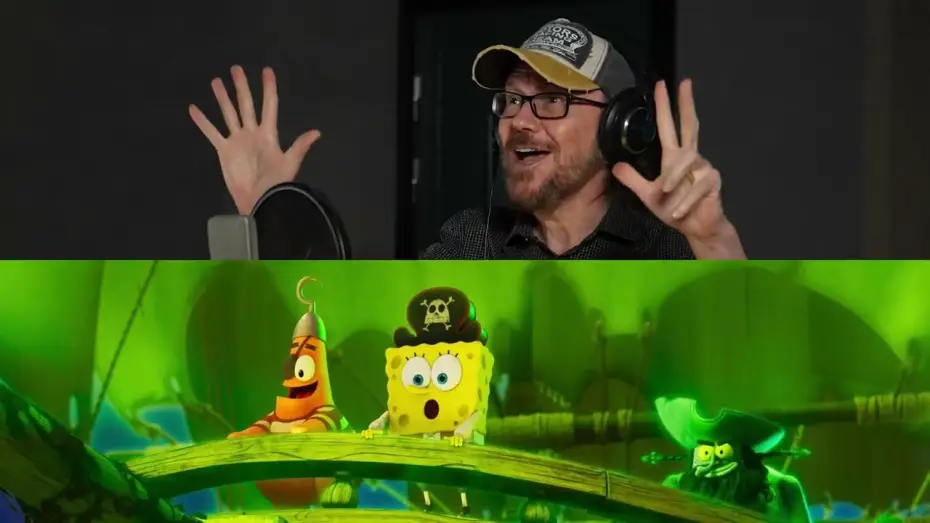 Video for the film The SpongeBob Movie: Search for SquarePants — Doblaje con Santiago Segura