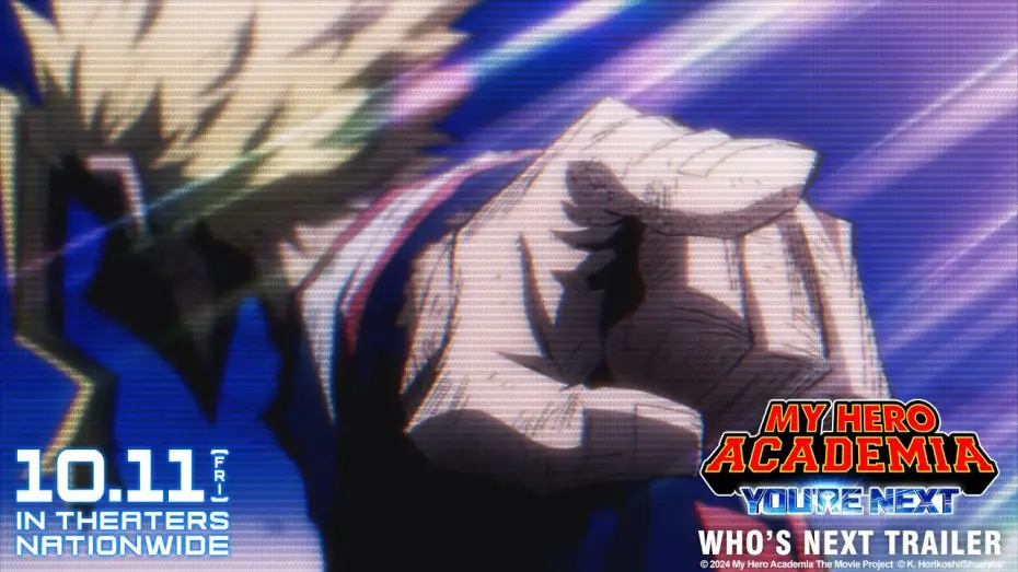 Video for the film My Hero Academia: You're Next — Official English Subtitled Trailer "Who's Next"