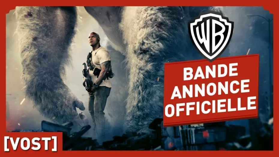 Video for the film Rampage — Rampage - Bande Annonce Officielle (VOST) - Dwayne Johnson / Naomie Harris