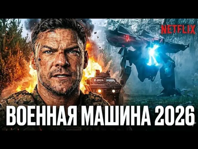 Video for the film War Machine — Военная машина (2026) С Аланом Ритчсоном