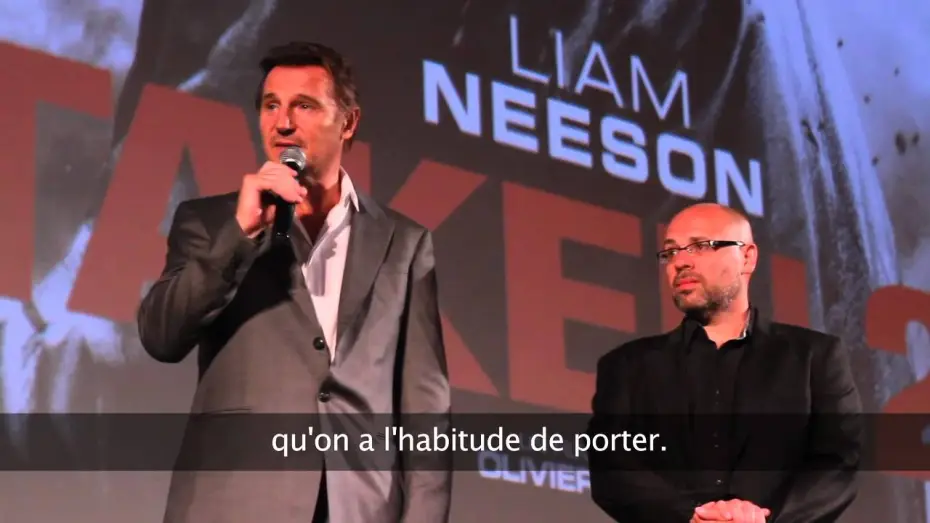 Video for the film Taken 2 — TAKEN 2 - Avant-première mondiale à Paris