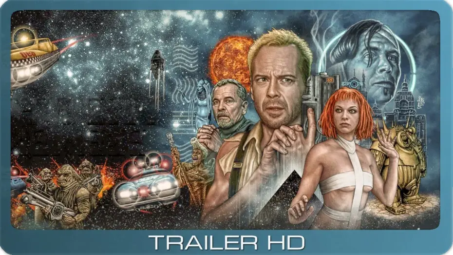 Video for the film The Fifth Element — Das Fünfte Element ≣ 1997 ≣ Trailer #2