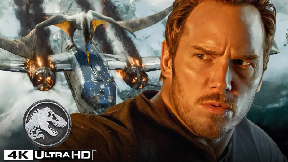 Video for the film Jurassic World Dominion — The Quetzalcoatlus Attacks The Plane