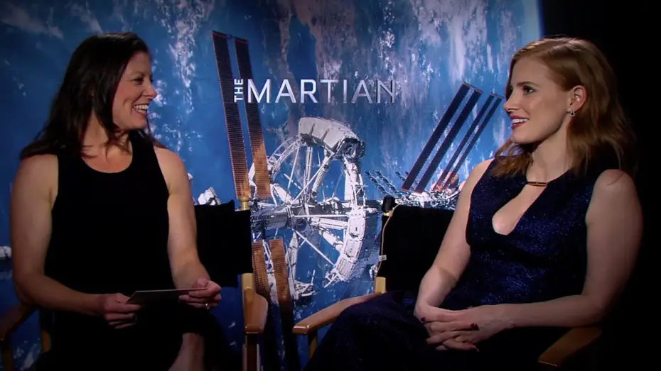 Video for the film The Martian — Astronaut Tracy Caldwell Dyson Interviews Jessica Chastain