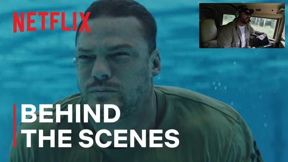 Video for the film War Machine — Alan Ritchson Full Underwater Take