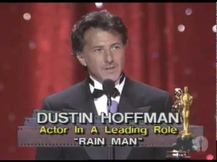 Video for the film Rain Man — Dustin Hoffman Wins Best Actor | 61st Oscars (1989)