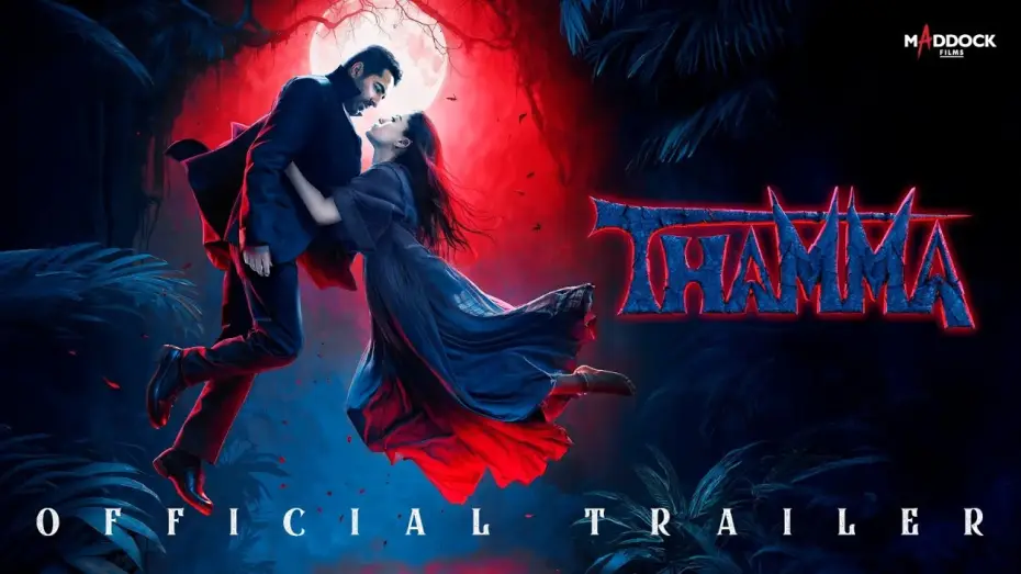 Video for the film Thamma — Thamma Official Trailer | Ayushmann, Rashmika, Paresh, Nawazuddin | In Cinemas This Diwali- 21st Oct
