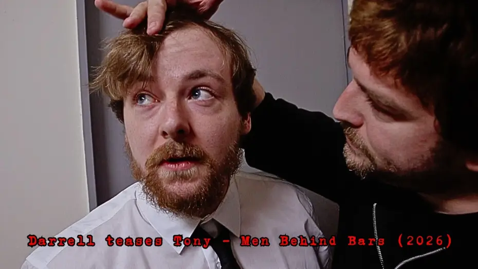 Video for the film Men Behind Bars — Gay Movie - Darrell teases Tony! MEN BEHIND BARS (2026) #lgbt #shorts #queer