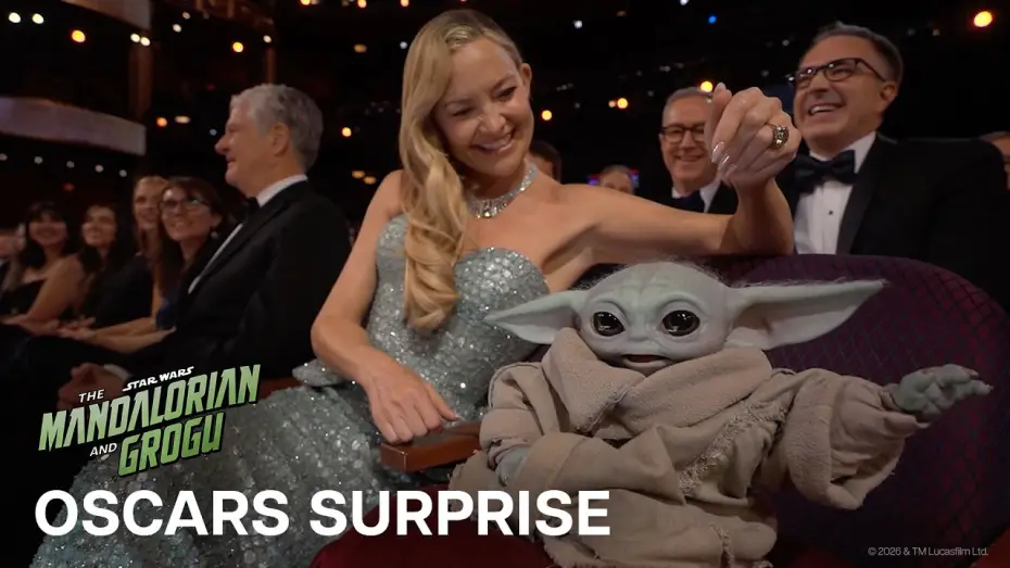 Video for the film The Mandalorian & Grogu — Pedro Pascal, Sigourney Weaver, Grogu & The Oscars