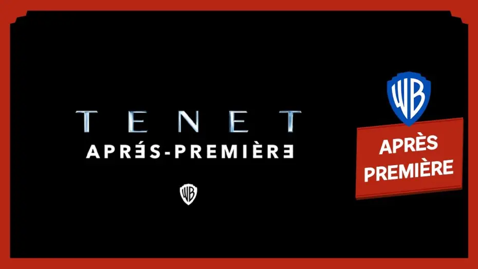 Video for the film Tenet — TENET - Après-première
