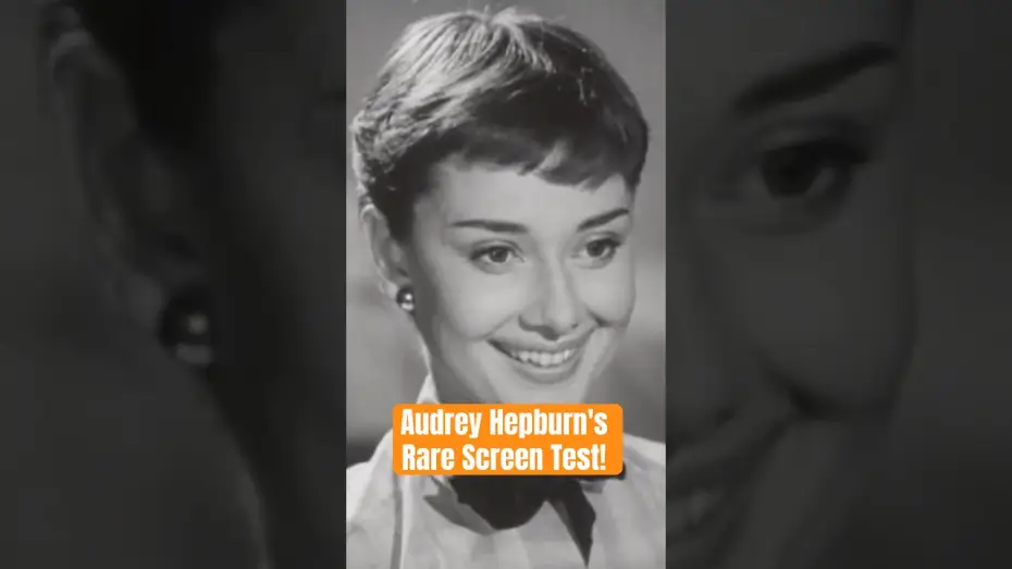 Video for the film Roman Holiday — Audrey Hepburn’s Rare Screen Test Footage For 'Roman Holiday'