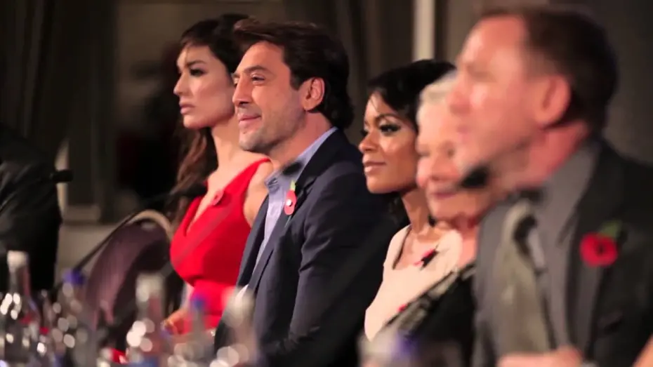 Video for the film Skyfall — Behind the Scenes at the Skyfall Press Conference