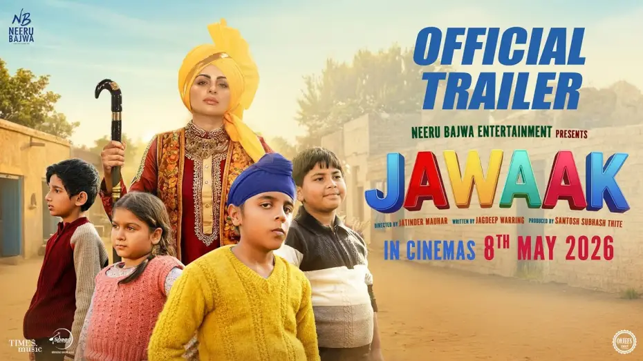 Video for the film Jawaak — Jawaak (Official Trailer) | Neeru Bajwa | New Punjabi Movie 2026 | In Cinemas 8th May 2026