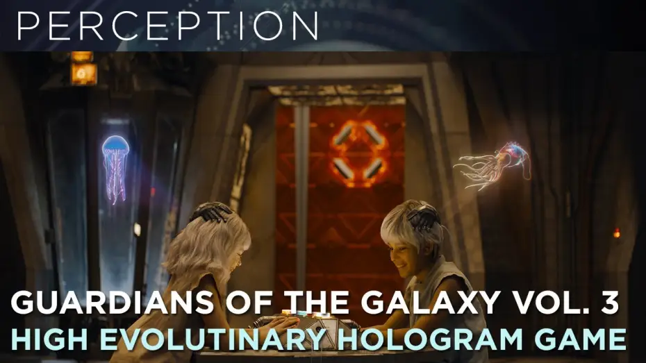Video for the film Guardians of the Galaxy Vol. 3 — High Evolutionary's Hologram Kid's Game