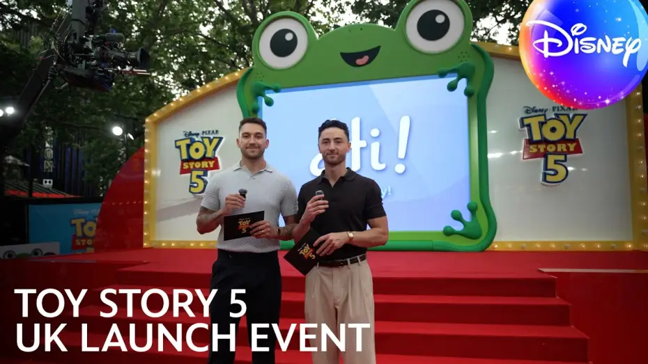 Video for the film Toy Story 5 — Behind the Scenes at the Toy Story 5 UK Launch Event with Jakexmax