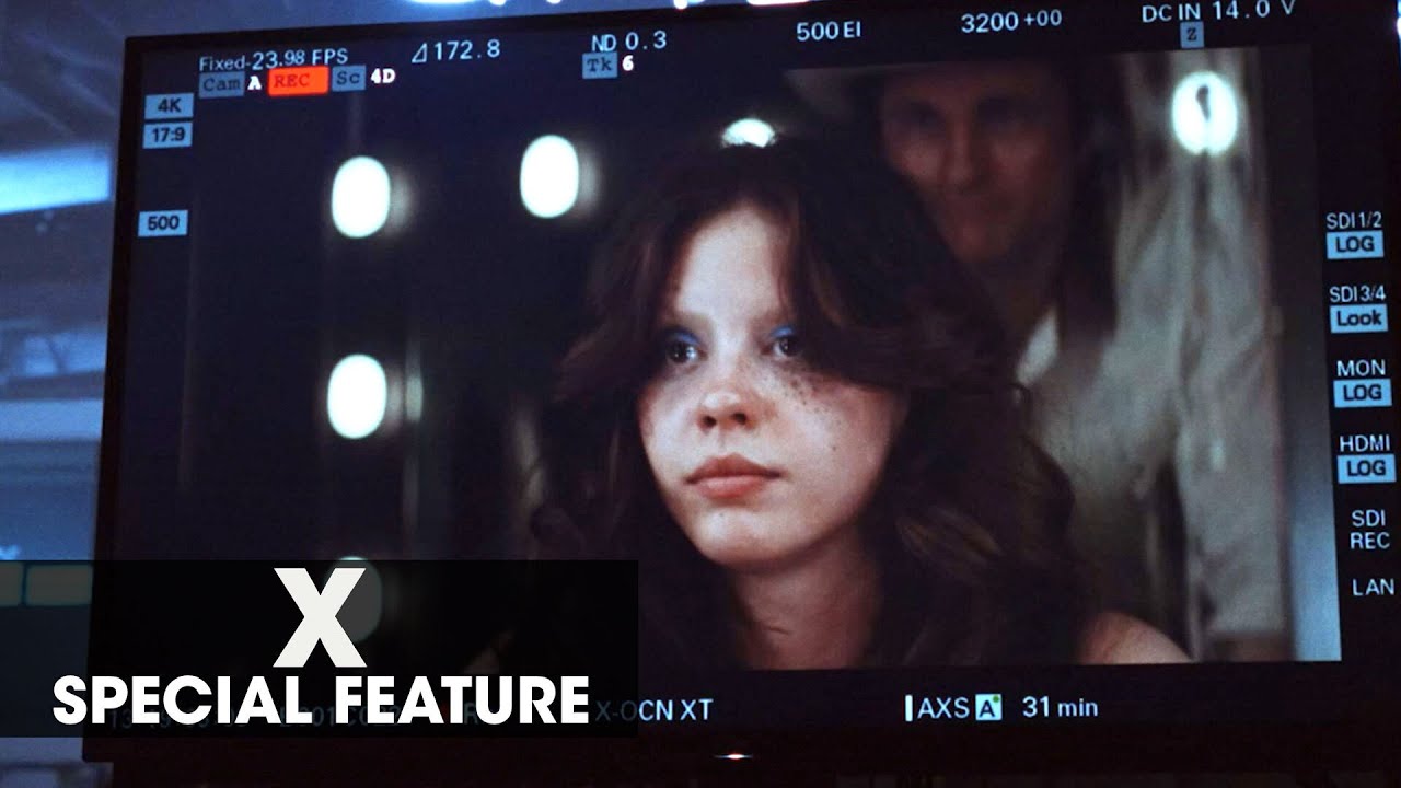 Video for the film X — X (2022 Movie) Special Feature “Mia Goth” - Mia Goth, Brittany Snow