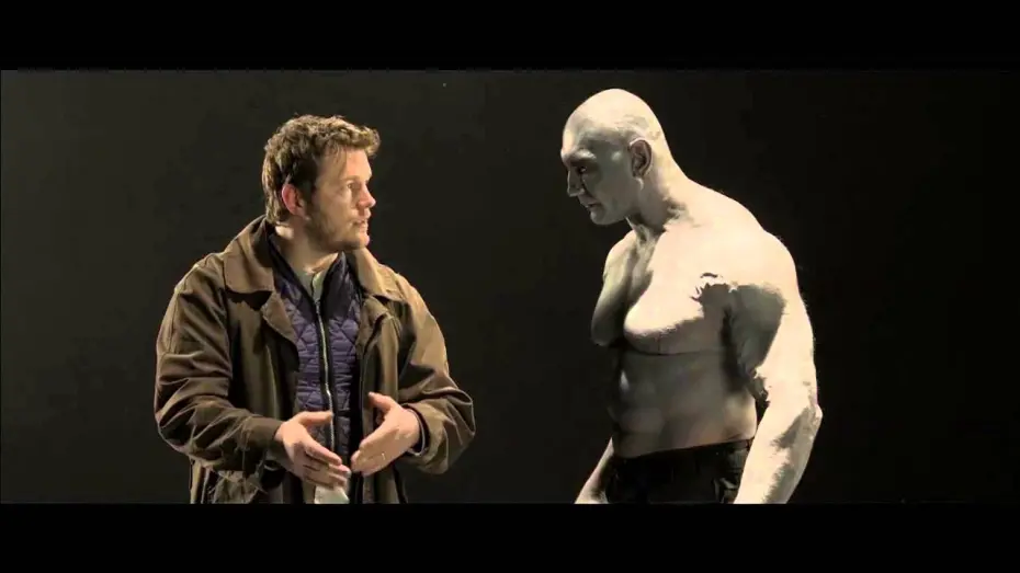 Video for the film Guardians of the Galaxy — Chris Pratt and Dave Bautista Screen Test