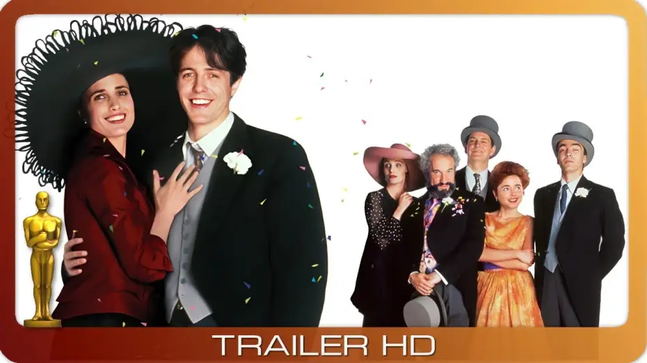 Video for the film Four Weddings and a Funeral — Vier Hochzeiten und ein Todesfall ≣ 1994 ≣ Trailer