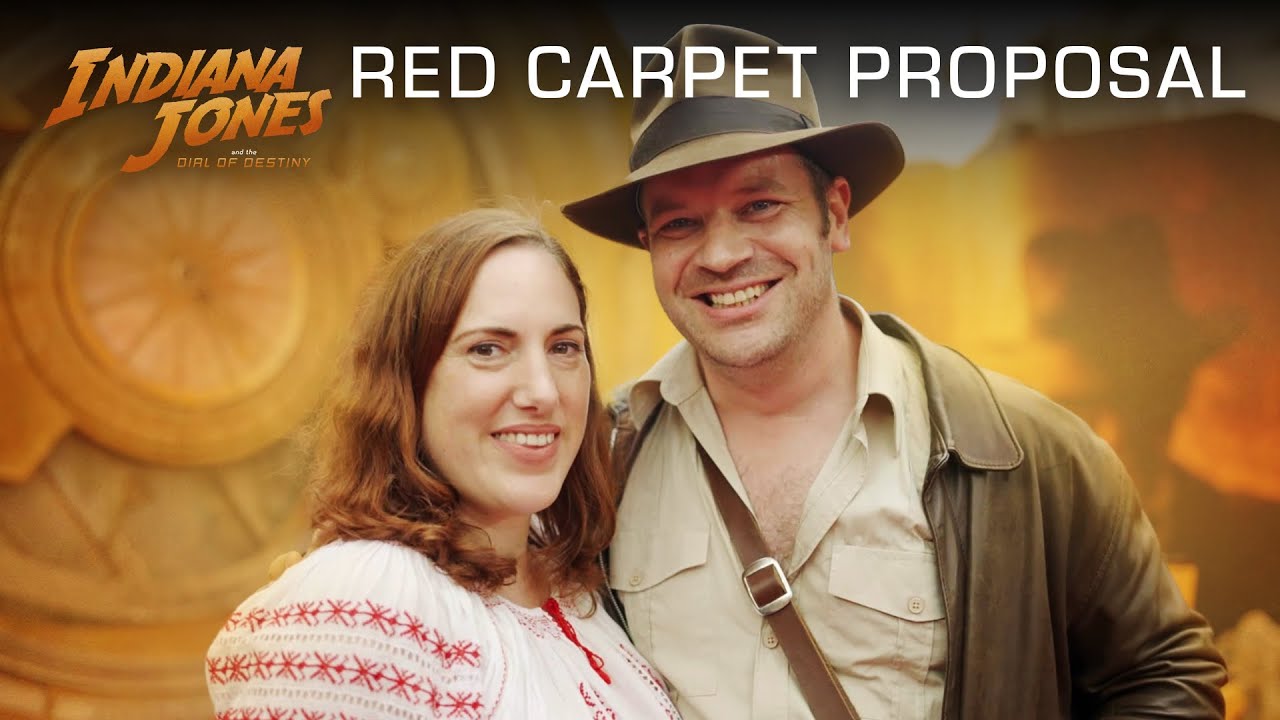 Video for the film Indiana Jones and the Dial of Destiny — Indy Fans Engaged on the Red Carpet