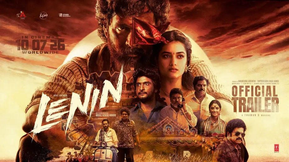 Video for the film Lenin — LENIN Trailer - Akhil Akkineni | Bhagyashri Borse | Thaman S | Murali Kishor | July 10th