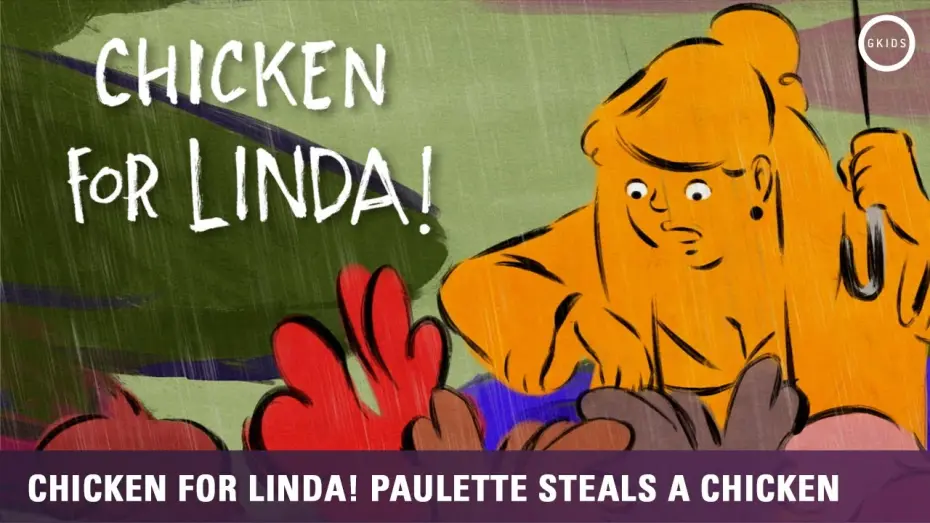 Video for the film Chicken for Linda! — Official Clip: Paulette Steals a Chicken [Subtitled]