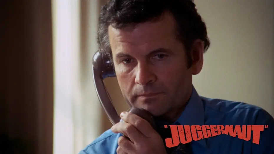 Video for the film Juggernaut — "I'm ringing you about your ship, The Britannic"