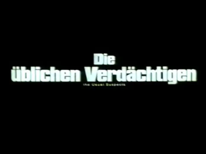 Video for the film The Usual Suspects — Die üblichen Verdächtigen - Trailer (1995)