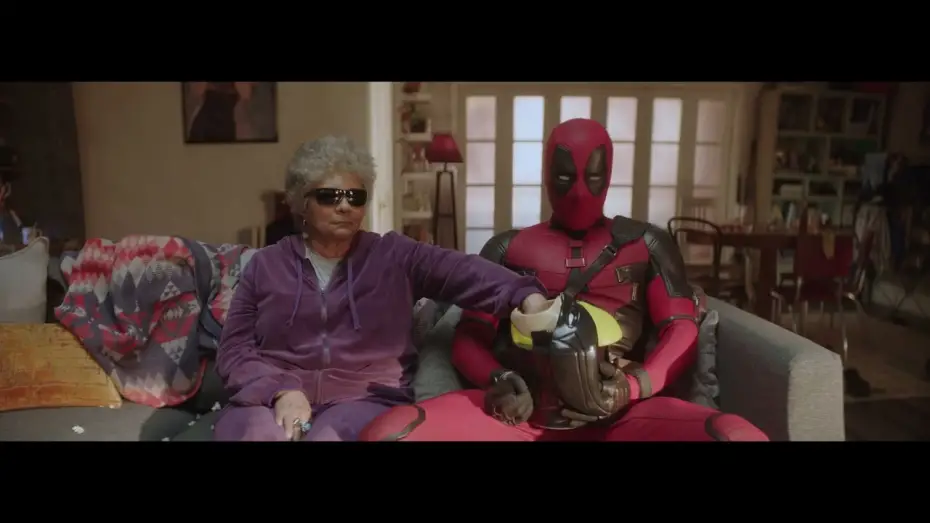 Video for the film Deadpool 3 — Deadpool and Blind Al Have a Big Announcement