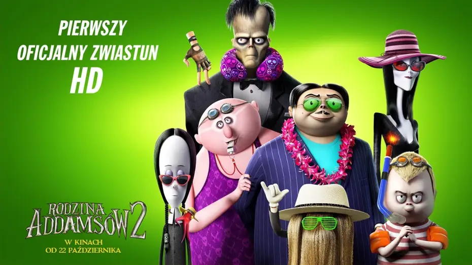 Video for the film The Addams Family 2 — Rodzina Addamsów 2 - zwiastun PL