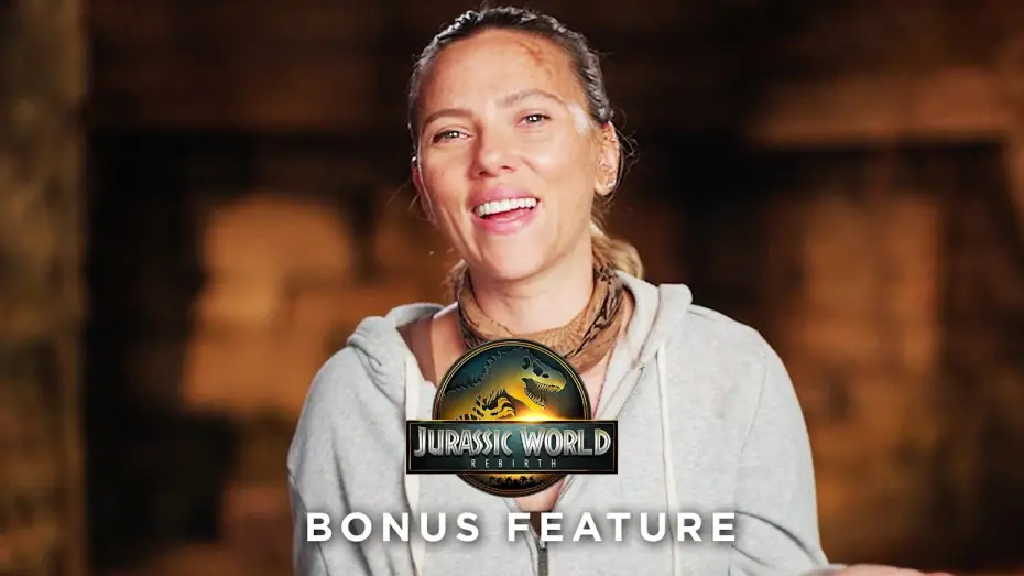 Video for the film Untitled Jurassic World Movie — Scarlett Johansson Reveals the Fun Side of Jurassic World Rebirth - Bonus Feature
