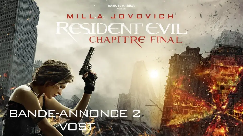Video for the film Resident Evil: The Final Chapter — RESIDENT EVIL CHAPITRE FINAL - Bande-annonce 2 - VOST