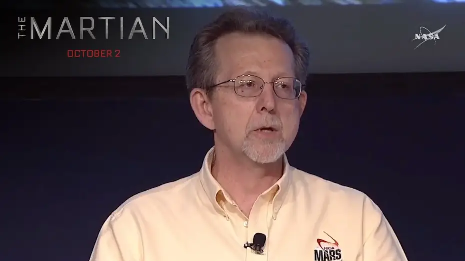 Video for the film The Martian — Mark Watney's Mars Announcement