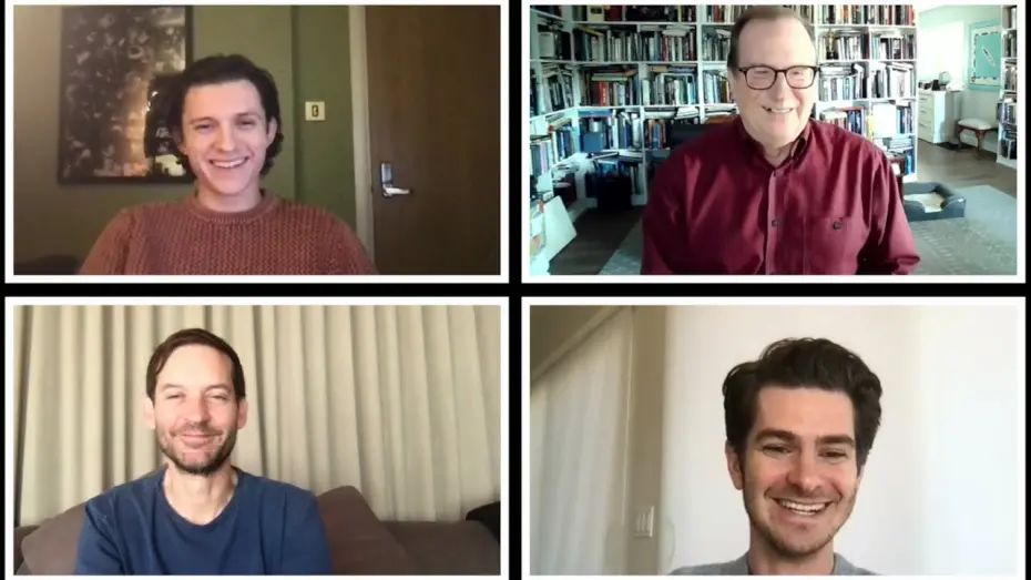 Video for the film Spider-Man: No Way Home — In Conversation with Tom Holland, Tobey Maguire, and Andrew Garfield