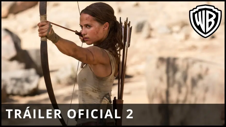 Video for the film Tomb Raider — Tomb Raider - Tráiler Oficial 2 - Castellano HD