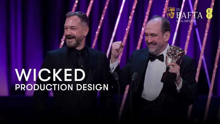Video for the film Wicked — Wicked defies  gravity to win the BAFTA for Production Design | BAFTA Film Awards 2025