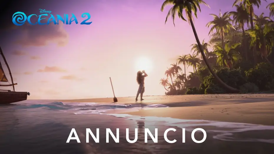 Video for the film Moana 2 — Annuncio Data