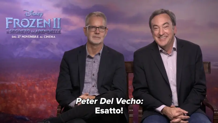 Video for the film Frozen II — FROZEN 2 | INTERVISTA AI FILMMAKERS