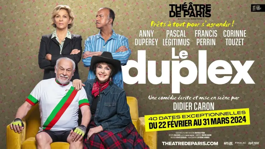 Video for the film Le Duplex — Le Duplex // Théâtre de Paris // prolongations jusqu'au 30 juin 2024