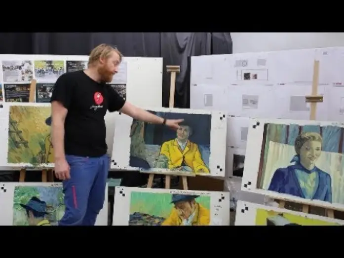 Video for the film Loving Vincent — 29.7 Painting Sale - Portraits