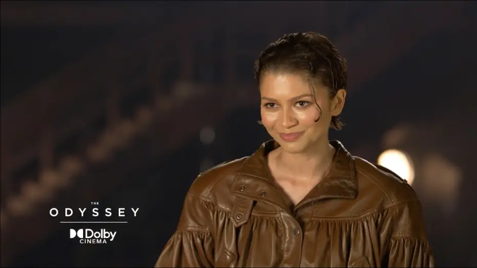 Video for the film The Odyssey — Zendaya on Dolby Cinema
