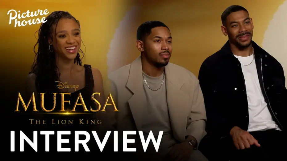 Video for the film Mufasa: The Lion King — Interview | Tiffany Boone, Aaron Pierre & Kelvin Harrison Jr.