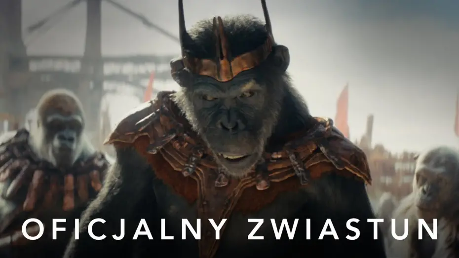 Video for the film Kingdom of the Planet of the Apes — Zwiastun #2 [dubbing]