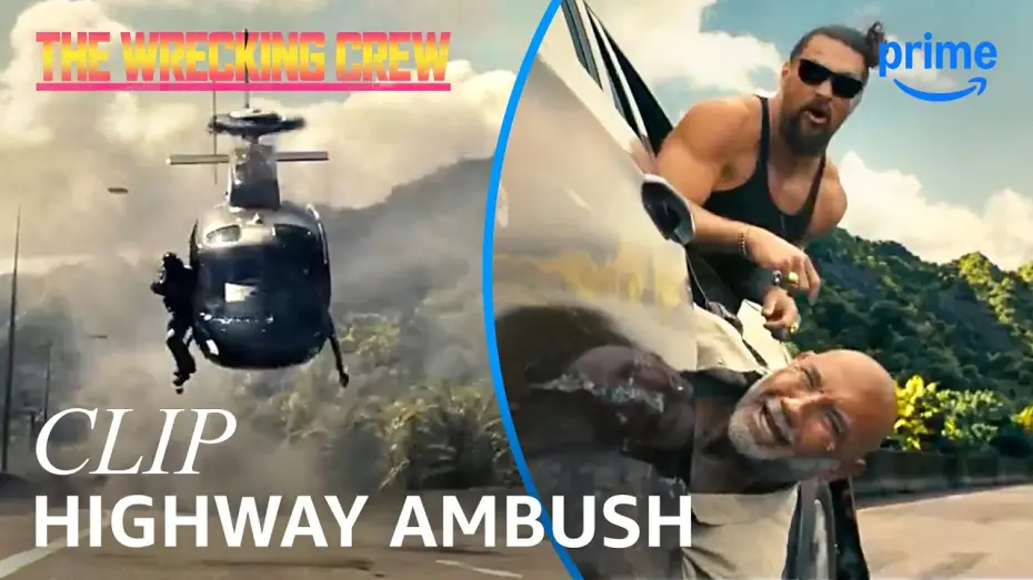 Video for the film The Wrecking Crew — Jason Momoa & Dave Bautista vs. Highway Ambush - Clip